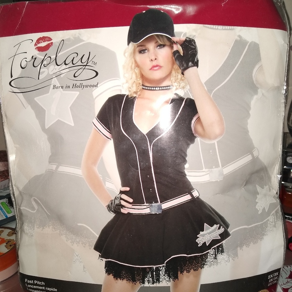 Forplay Plus size Fast Pitch baseball costume